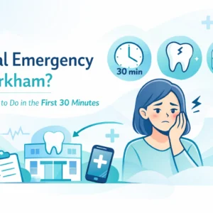 Dental Emergency in Markham? Here’s What to Do in the First 30 Minutes