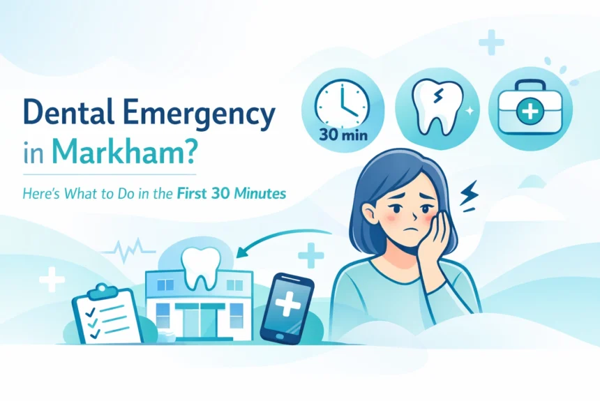 Dental Emergency in Markham? Here’s What to Do in the First 30 Minutes