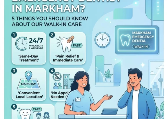 Looking For an Emergency Dentist in Markham? Here Are 5 Things You Should Know About Our Walk-In Care