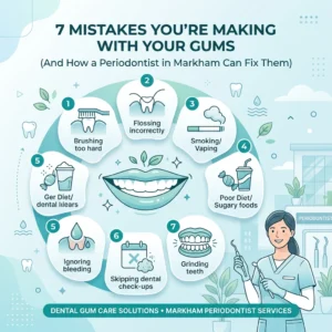 7 Mistakes You’re Making With Your Gums (And How a Periodontist in Markham Can Fix Them)