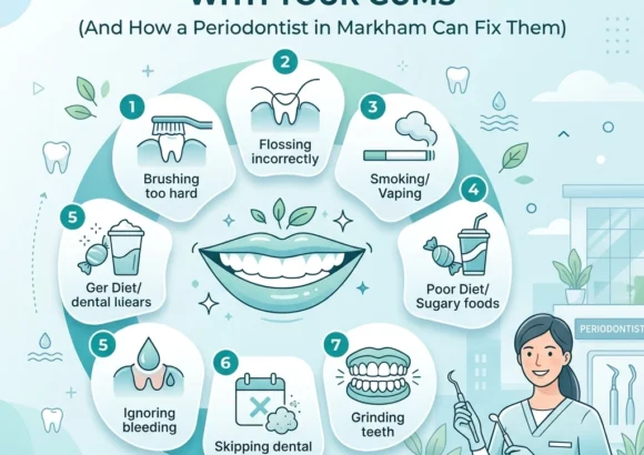 7 Mistakes You’re Making With Your Gums (And How a Periodontist in Markham Can Fix Them)
