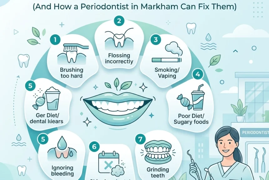 7 Mistakes You’re Making With Your Gums (And How a Periodontist in Markham Can Fix Them)